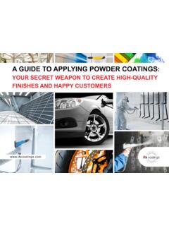 A GUIDE TO APPLYING POWDER COATINGS