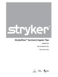StrykeFlow™ Suction/Irrigator Tips - Select your location