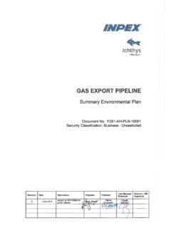 GEP Summary Environment Plan Ichthys Project - Gas Export ...