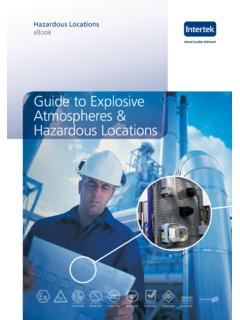 Guide to Explosive Atmospheres &amp; Hazardous Locations