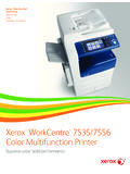 Xerox WorkCentre 7535/7556 Multifunction Printer