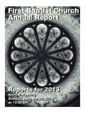 First Baptist Church Annual Report