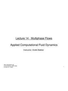 Lecture 14 - Multiphase Flows Applied …