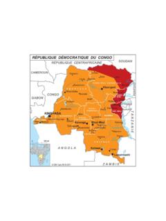 Carte administrative de la RDC - diplomatie.gouv.fr