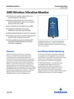 AMS Wireless Vibration Monitor - Emerson Electric
