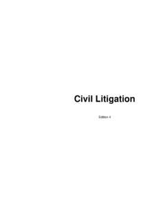 Civil Litigation - paralegal.za.org