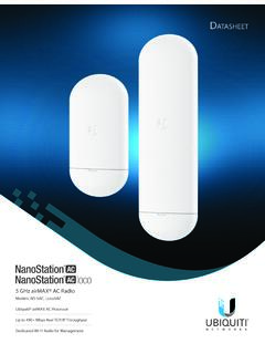 NanoStation AC Datasheet - Ubiquiti