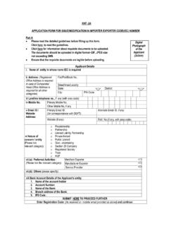 ANF -2A APPLICATION FORM FOR ISSUE/MODIFICATION …