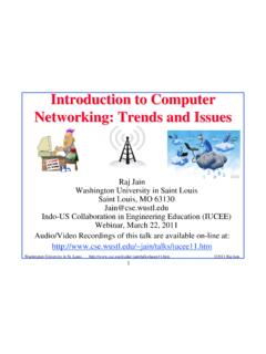 Introduction to Computer Networking: Trends and …