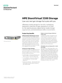 HPE StoreVirtual 3200 Storage - HUB Tech