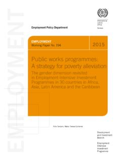 EMPLOYMENT Working Paper No. 194