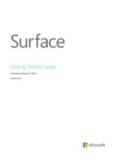 Getting Started Guide - download.microsoft.com