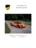 Special Edition, Inc. Beck 904 Carrera GTS