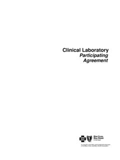 Clinical Laboratory Participating Agreement - bcbsm.com