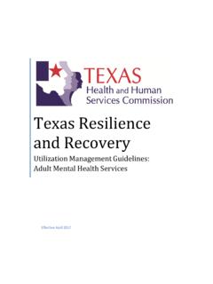 Texas Resilience and Recovery - Texas Health and Human ...
