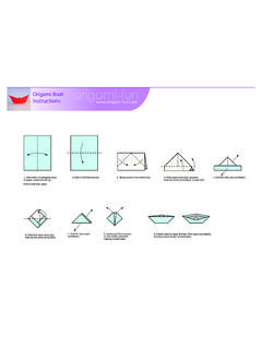 Origami Boat Instructions www.origami-fun