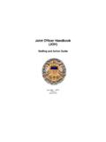 Joint Officer Handbook (JOH) - Air University