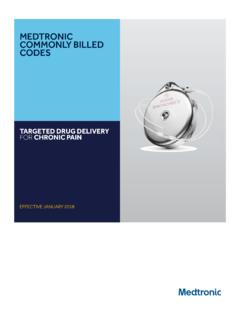 MEDTRONIC COMMONLY BILLED CODES