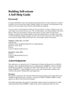Building Self-esteem A Self-Help Guide