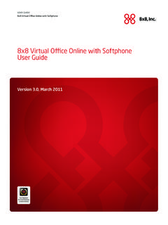 8x8 Virtual Office Online with Softphone User …