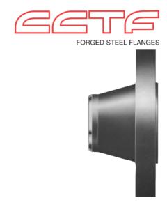 FORGED STEEL FLANGES - GARTH INDUSTRIAL