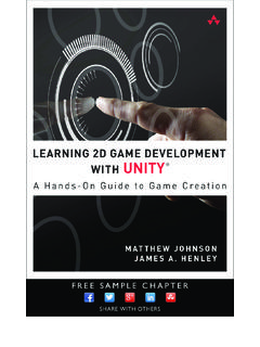 Learning 2D Game Development with Unity - pearsoncmg.com