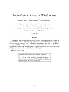 Beginner's guide to using the DESeq2 package - VEuPathDB