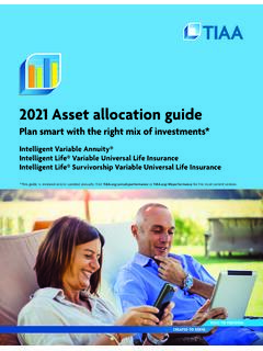2021 Asset allocation guide - TIAA