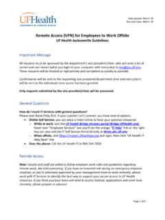 Remote Access (VPN) for Employees to Work Offsite