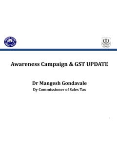 Awareness Campaign &amp; GST UPDATE