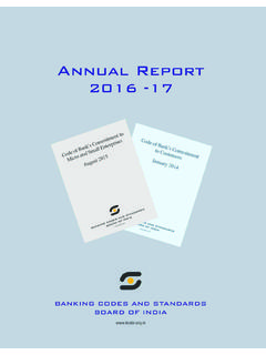 Annual Report - Banking Codes and Standards …