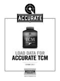 LOAD DATA FOR ACCURATE TCM