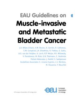 Muscle-invasive and Metastatic Bladder Cancer