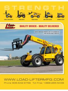 TREGT - Load-Lifter | Rough Terrain Forklifts