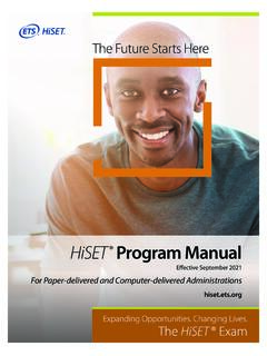 The Future Starts Here - Educational Testing Service