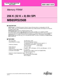MB85RS256B - Fujitsu