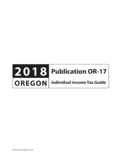 2018 Publication OR-17 - oregon.gov