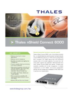 Thales nShield Connect 6000 - asiapeak.com