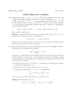 EE364a Homework 3 solutions - Stanford Engineering …