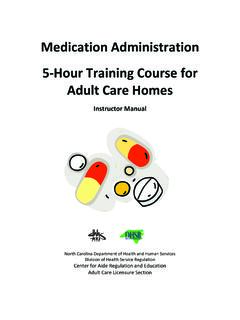 Medication Administration 5-Hour Training Course for Adult ...