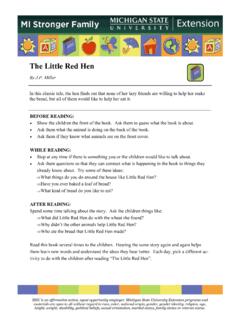 The Little Red Hen - Home | MSU Extension