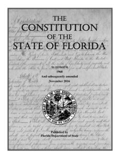 THE CONSTITUTION - dos.myflorida.com