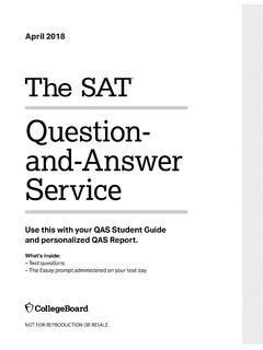 Question- and-Answer Service