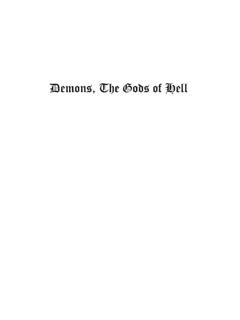 Demons, The Gods of Hell - GENTILE NATION