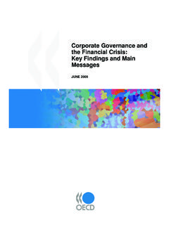 Corporate Governance and the Financial Crisis: Key ...