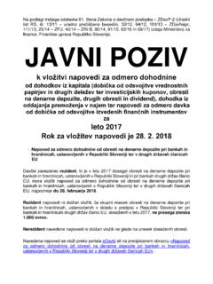 ZDavP-2 (Uradni JAVNI POZIV - fu.gov.si