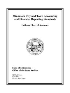 Minnesota City and Town Accounting and Financial …