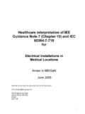 Healthcare interpretation of IEE Guidance Note 7 …