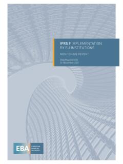 IFRS 9 IMPLEMENTATION BY EU INSTITUTIONS