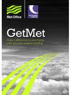 GetMet - Weather and climate change - Met Office